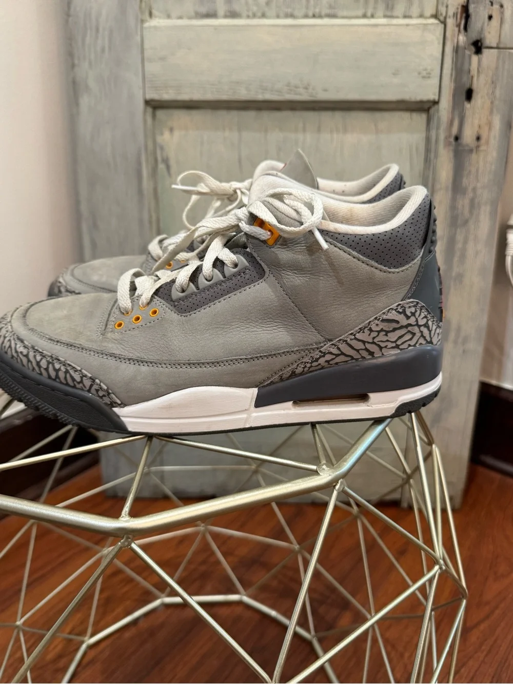 Air Jordan 3 Retro Cool Grey Elephant Print size 10